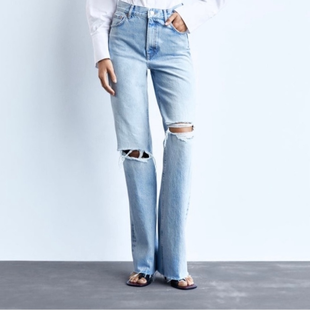 Zara Hi Rise Wide Leg Jeans (TikTok famous!)